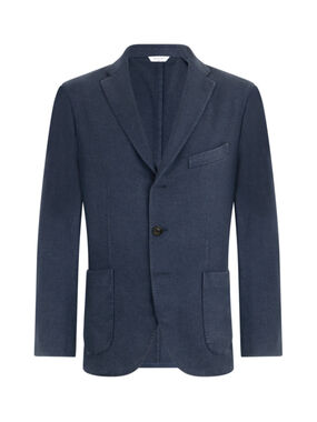 Men's Boglioli K-Jacket Sport Coat Blazer in Blue Gray IT54 US44 Cashmere